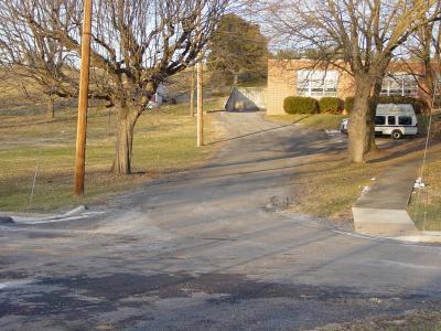 West Driveway to Kitchen and Cafeteria