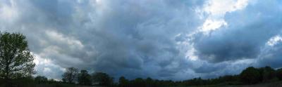 Clouds observed whilst walking the dog