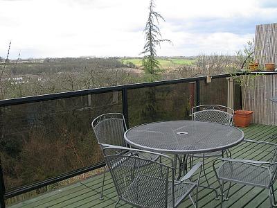 View to the right from the terrace