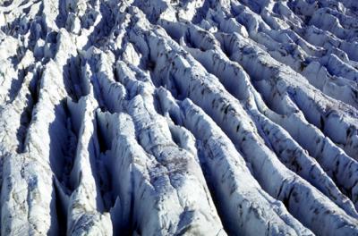 Glacier ridges