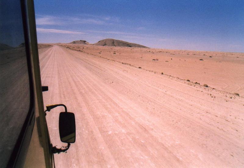 On the Road in Namibia