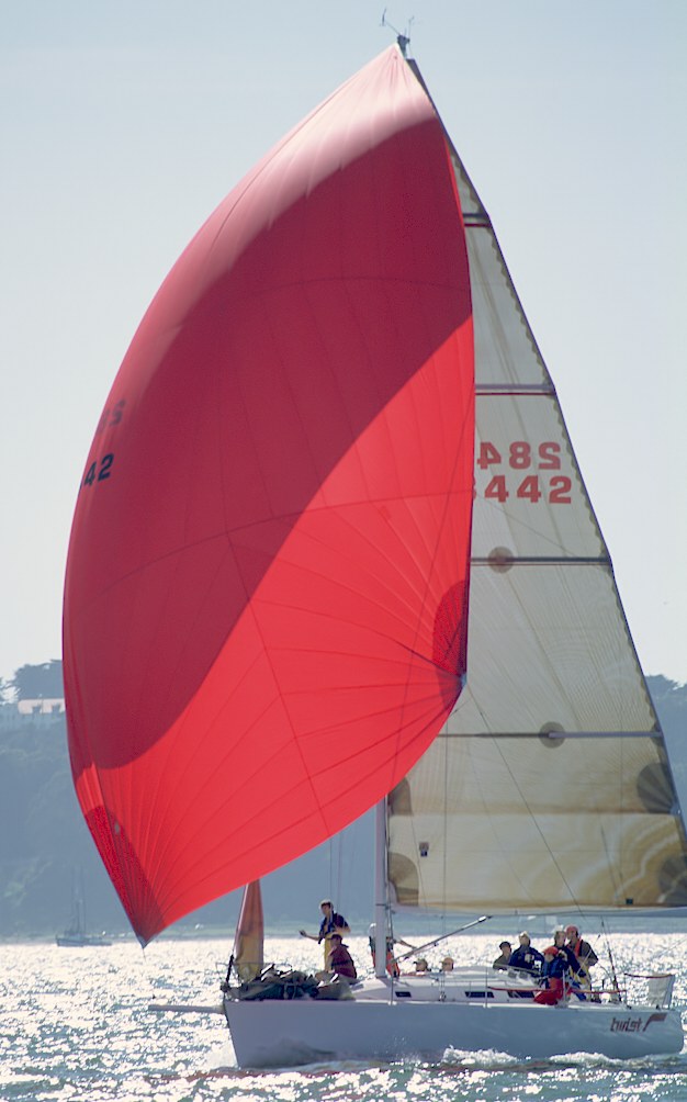 4-04 J-120 and Spinnaker
