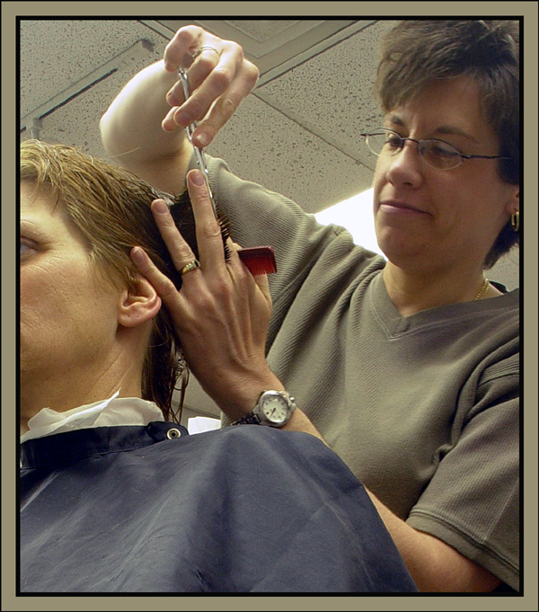 A Little MORE Off the Top and Sides, Please<br>by Deb
