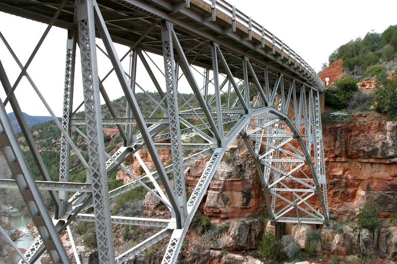 Bridging Oak Creek Canyon