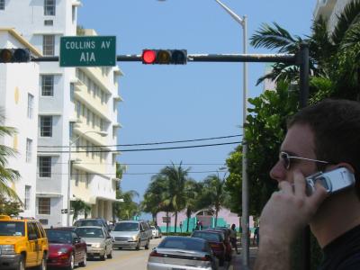 Caleb reliving his Vanilla Ice days on A1A