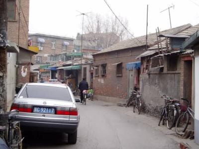 Hutong impression, messy, smelly, grey. Fast disappearing from Beijing.