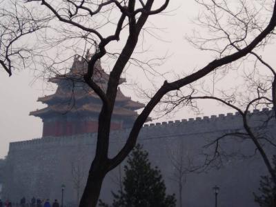 Eastern tower of the Meridian Gate aka Wu Men.