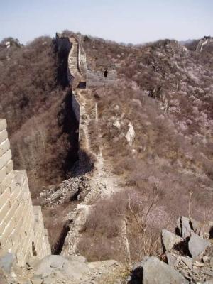 Looking towards Tian Ti the stairways to heaven. It is so called because it is very steep.