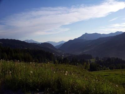 The view over Les Gets