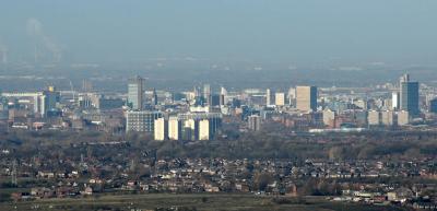 Skyline shots of Manchester