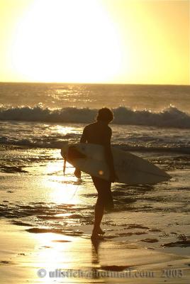 Surfer in Western Australia