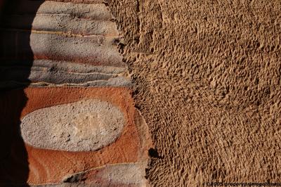 Painted stone, Petra