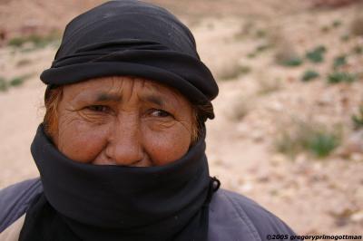 Bedouin grandmother, Petra