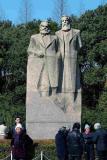 Marks and Engels in  Fuxing park