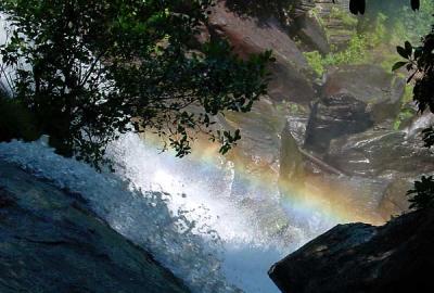 top of Whitewater Falls