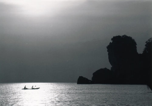 2002 Krabi - Sunset off Ton Sai Bay