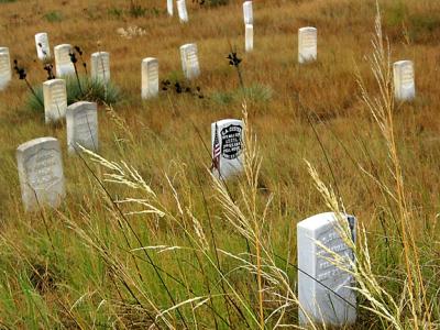 First burial grounds for 7th Calvary soldiers at Montana's Little Bighorn Battlefield