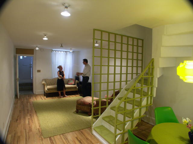 Looking back at front door