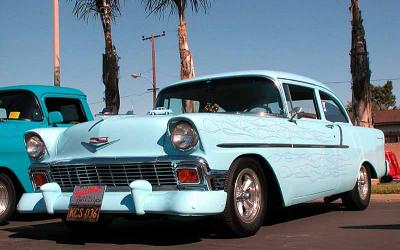 1956 chevy 150 with 350 v-8 and 700r automatic