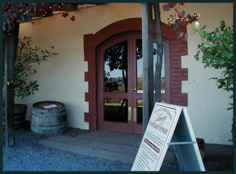 Entrance to the tasting room