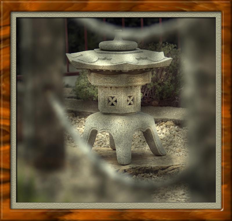 Japanese stone lantern