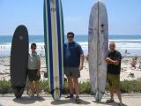 Ian, Lars & Ben. It was Ian's and Ben's 1st time surfing