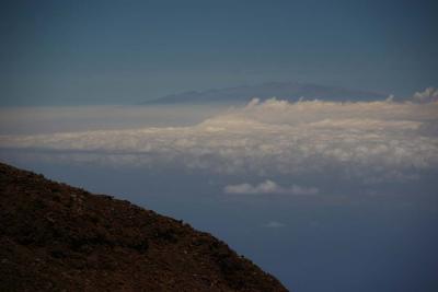 View of the Big Island from Haleakala