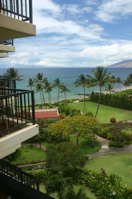 View from our lanai-Renaissance Wailea Hotel