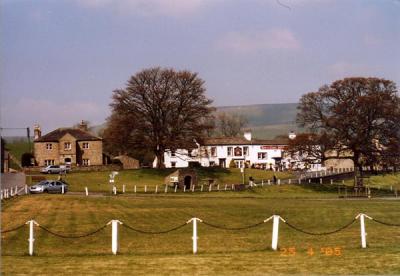 across the green to the rose & crown bainbridge