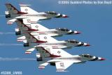 5388 - USAF Thunderbirds at the 2005 Air & Sea practice show military stock photo #5388