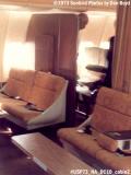 1973 - First class lounge seating on National Airlines DC-10 aviation airline stock photo