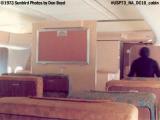 1973 - First class cabin on National Airlines DC10 aviation airline stock photo