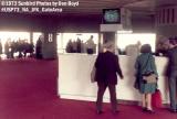 1973 - National Airlines Sundrome terminal gate area at JFK aviation airline stock photo