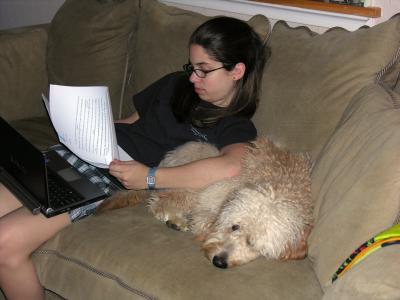Helping Sam with homework...