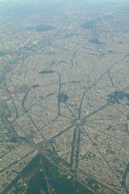 Skyview of Paris