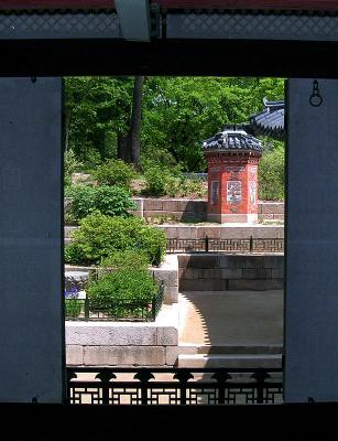 Gyeongbokgung Palace - View through a window