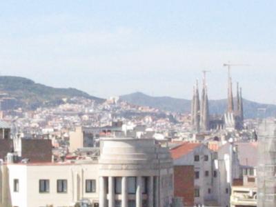 views....of Sagrida Familia in the distance