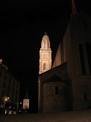 Grossmunster and Clocktower Evening