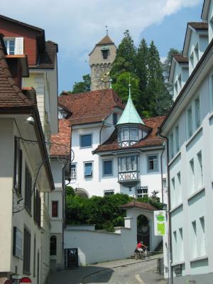One of the Towers in Lucerne