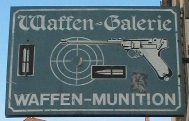 Waffen Galerie Sign