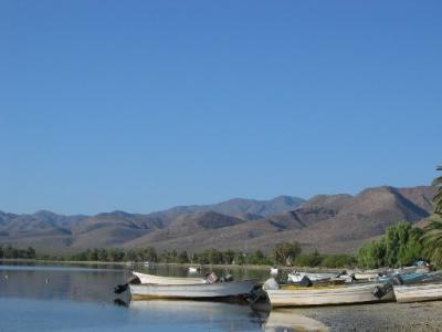 Camping along San Lucas Cove