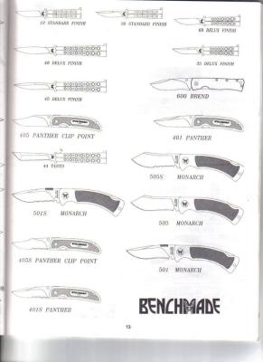 RFG Safe and Knife Catalog Page
