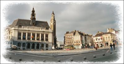 Charleroi. Place Charles II. Janvier 2004.