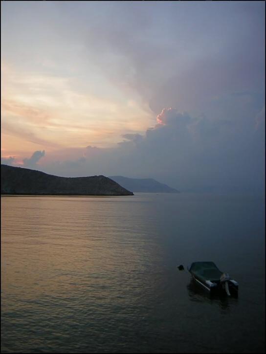 Port de Lukovo, prs de Senj. Croatie. Aot 2004.