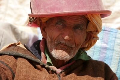 Man in bucket