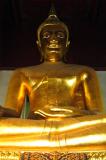 One of the largest bronze Buddhas in Thailand
