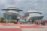 Caribbean Princess and Carnival Glory