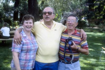 Carlynn Bud and Don at Family Picnic in 1986