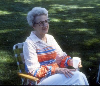 Grace Grupp at Picnic - Summer of 1986
