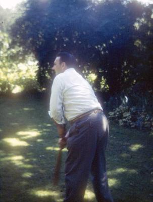 Jack Up to Bat in Family Ball Game